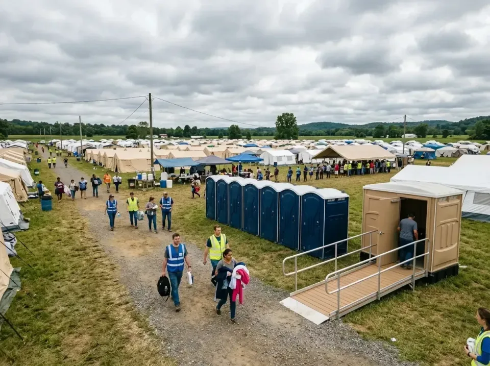 disaster-relief-camp-restrooms-010 — frequently asked questions, Dumpster & Portable Bathrooms Rental in Badger, AK